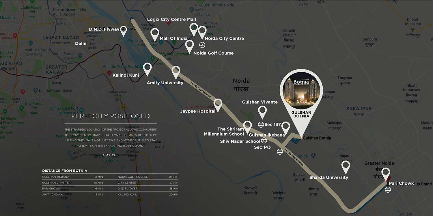 Gulshan BOTNIA-Location MAP